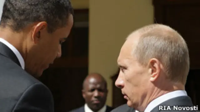 Барак Обама и Владимир Путин