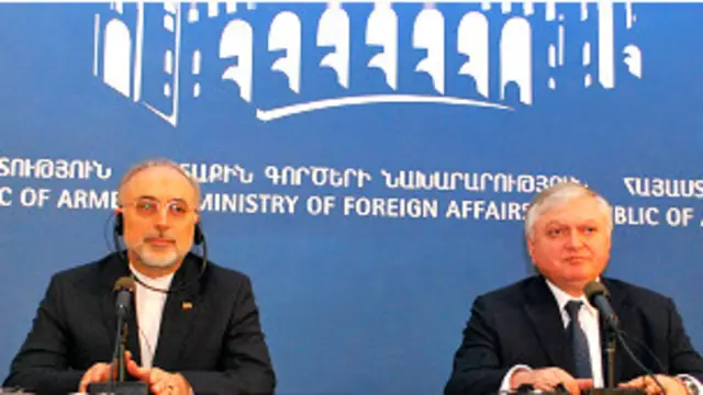 وزاری امور خارجه ایران و آمریکا به فاصله اندکی در ماه های اخیر از ایروان پایتخت ارمنستان دیدار کرده اند