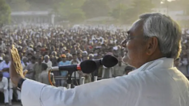 नीतीश की दिल्ली रैली