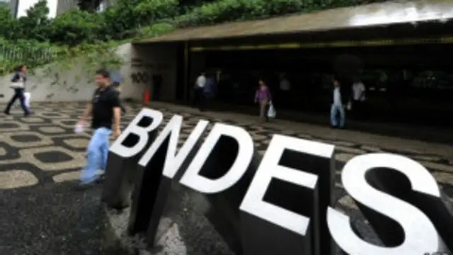Fachada del banco estatal brasileño BNDES.