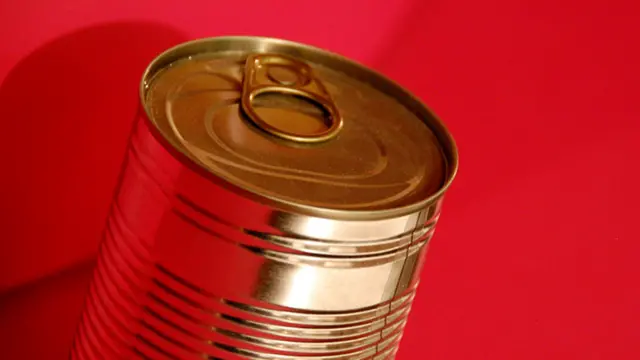 دورِ حاضر میں ٹِن کے ایسے کین مختلف اشیاء کی پیکنگ کے لیے استعمال ہوتے ہیں۔ یہ دو سو سال قبل اٹھارہ سو دس میں بنایا گیا۔