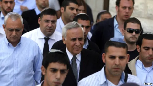 Mantan presiden Israel, Moshe Katsav.
