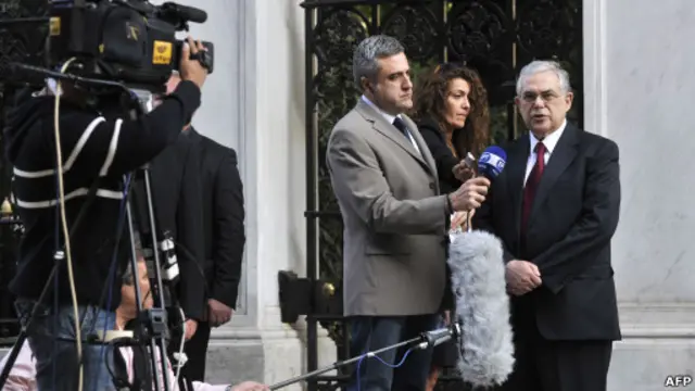 Perdana Menteri baru Yunani, Lucas Papademos