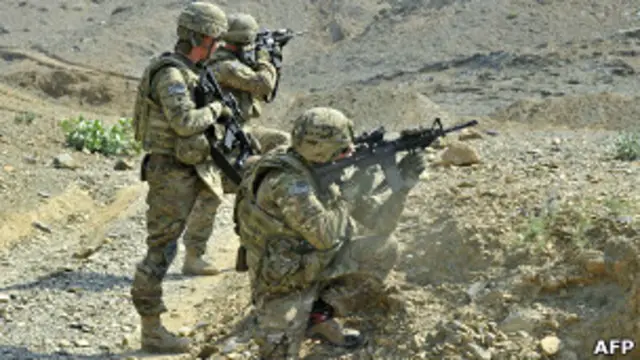 جنود أمريكيون في أفغانستان