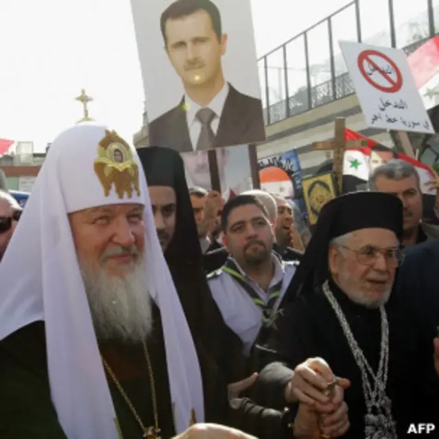 Патриарх Кирилл в Сирии