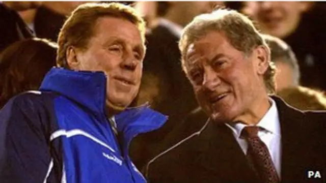 Harry Redknapp dan Milan Mandaric