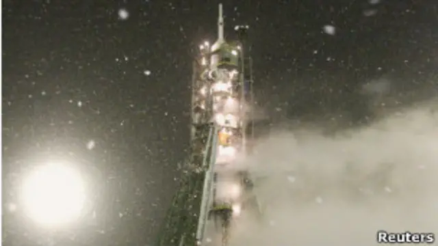 Запуск корабля "Союз"
