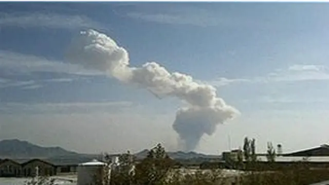 Explosión en la planta de Bin Ganeh.