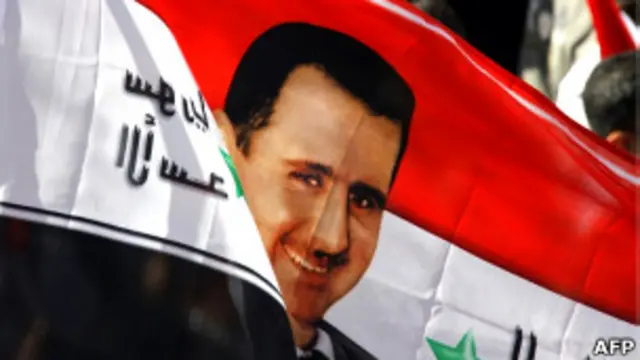 Gambar Presiden Bashar al-Assad