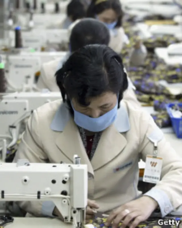 Línea de producción en China