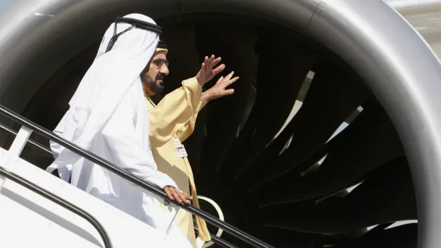 شیخ محمد بن راشد په دې ننداره کې ګډون وکړ. 