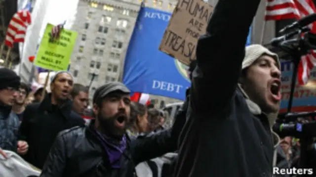 La marcha de este jueves hacia la Bolsa