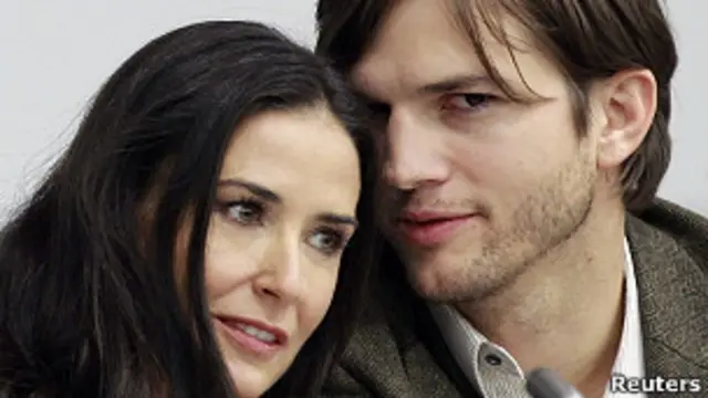 Se separan Demi Moore y Ashton Kutcher - BBC News Mundo