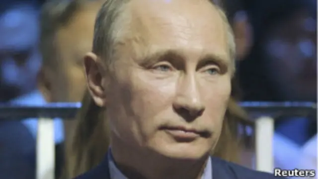 Владимир Путин в "Олимпийском"