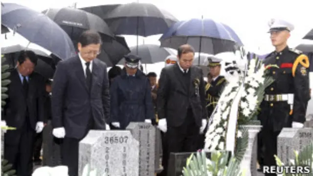 Траурная церемония в Южной Корее