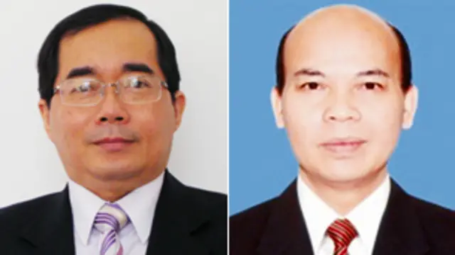 Đại biểu Hoàng Hữu Phước và đại biểu Đỗ Văn Đương (phải) từng có những phát ngôn gây tranh luận