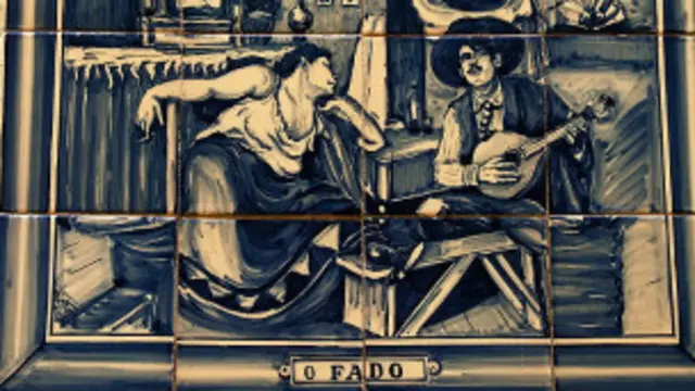 Azulejo português retratando o fado (Foto: Pedro Simões - Wikimedia Commons)