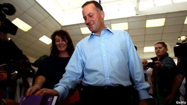 Perdana Menteri Selandia Baru, John Key.