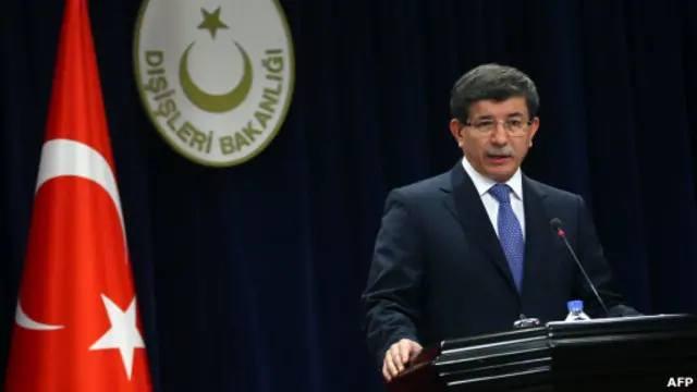Menteri Luar Negeri Turki, Ahmed Davutoglu.