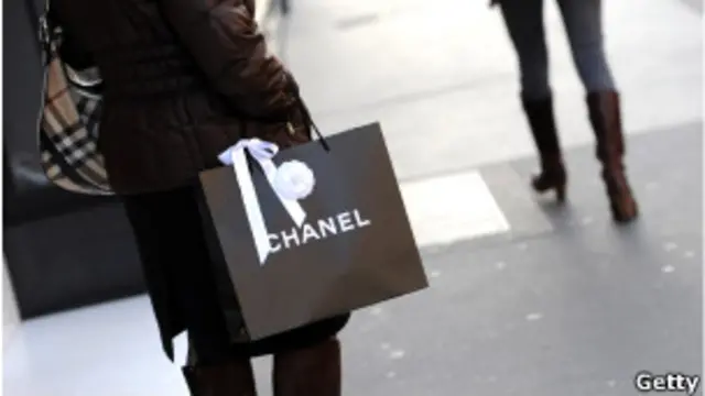 Женщина с сумкой от Chanel