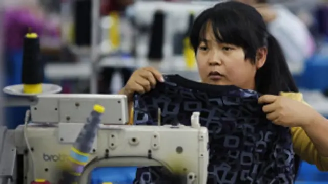 Pabrik pakaian di Cina