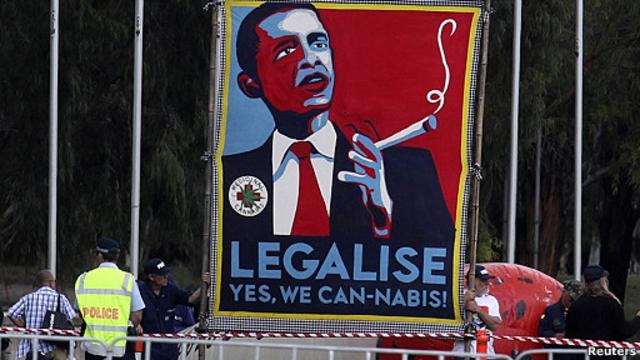 cartel pidiendo a Obama que legalice la marihuana