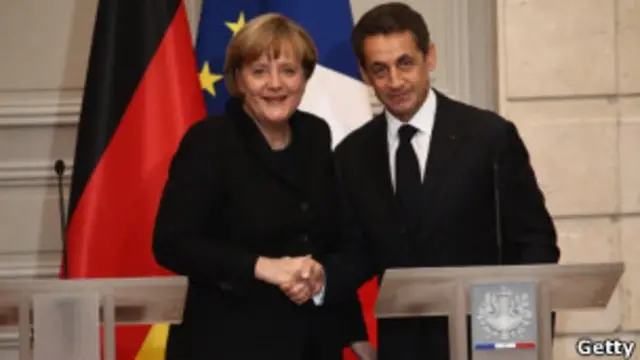 萨尔科齐和默克尔