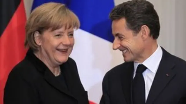 Angela Merkel dan Nicolas Sarkozy