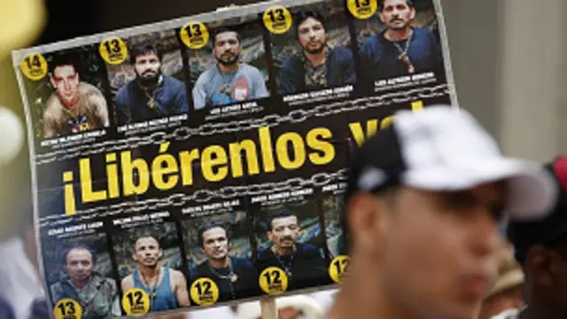 foto penculikan FARC