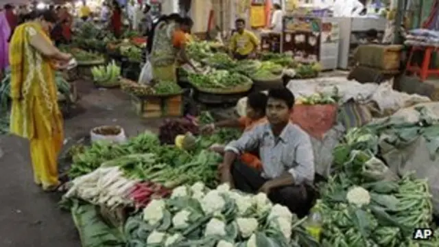 Pasar tradisional di India