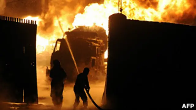 تحصیل جمرود میں ہی چند روز پہلے نیٹو افواج کو سامان فراہم کرنے والے دو کنٹینروں پر حملہ کیا گیا تھا