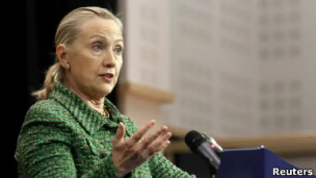 Госсекретарь США Хиллари Клинтон