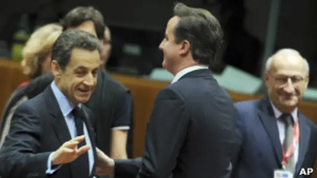 Ніколя Саркозі та Девід Кемерон