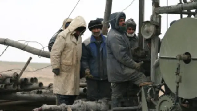 ماشین ها و دستگاه هایی که در حال حاضر در معادن گاز افغانستان از آن استفاده می شود، همان ماشین های قدیمی روسی است