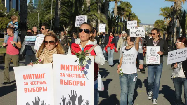 На Кипре шествие прошло в Лимасоле – демонстрацию в столице власти не разрешили (фото – Артем)