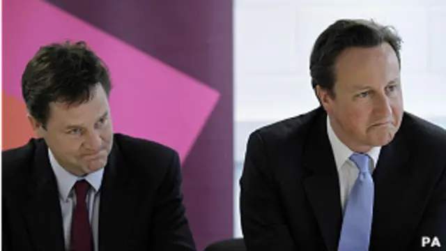 Нік Клегг та Девід Кемерон