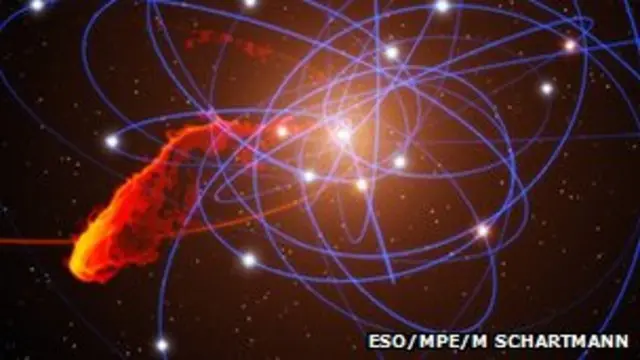 Компьютерная модель момента поглощения облака