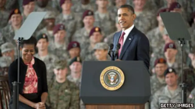 美國總統奧巴馬與夫人米歇爾（14/12/2011）