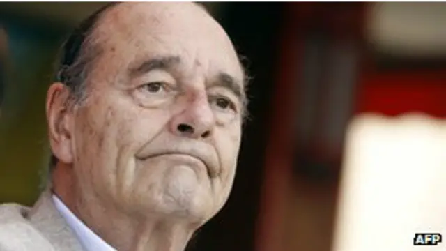 الرئيس الفرنسي السابق جاك شيراك