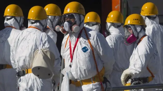 Công nhân nhà máy điện hạt nhân Fukushima
