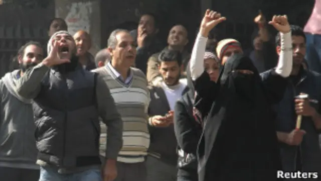 Unjuk rasa di Kairo, Mesir, 16 Desember 2011