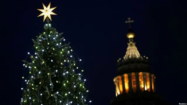 Українська ялинка у Ватикані