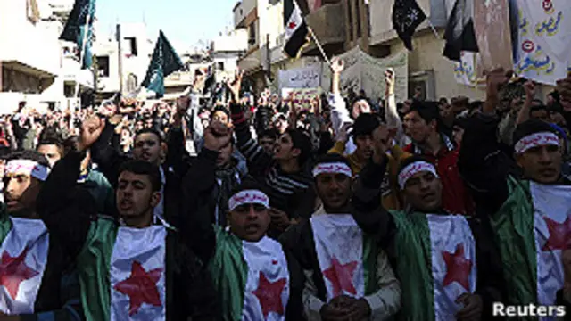 Unjuk rasa di Suriah