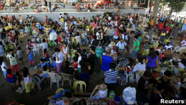 Korban di penampungan