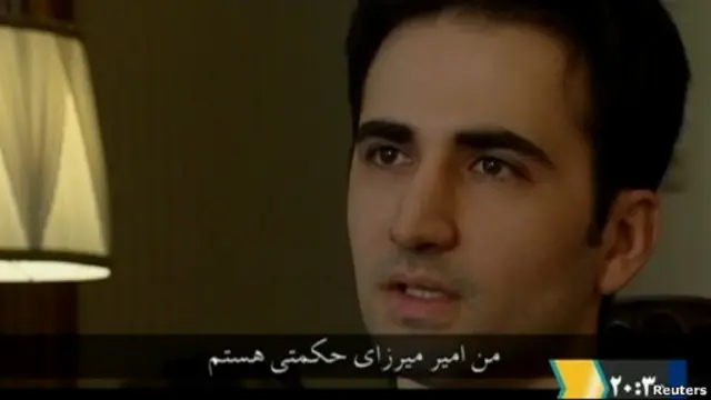 Amir Mirzai Hekmati di TV Iran.