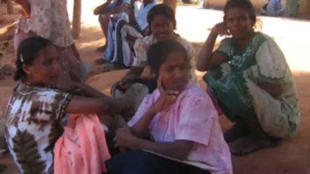 Tamil women in Sri Lanka
