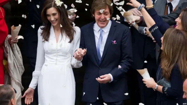 Пол Маккартни и Нэнси Шевелл