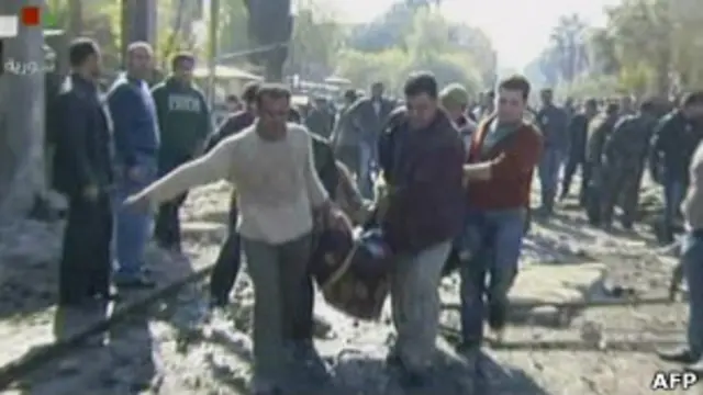 ledakan bom di damaskus