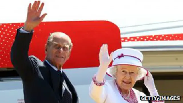 Королева Елизавета и принц Филипп