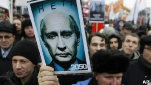 Demonstrasi di Rusia